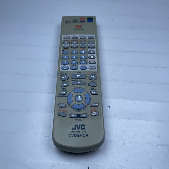 JVC Remote LP21036-039 HRXVC27U HRXVC26U HRXVC29U HRXVC37 HRXVC27 HRXVC37U - Picture 1 of 11
